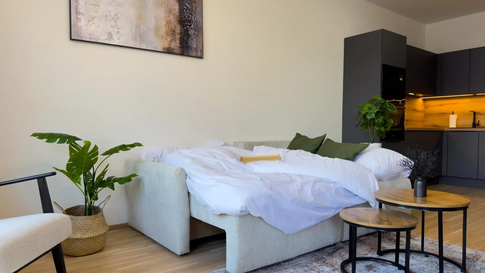 Central Riverside Apartment - Free Parking Praga Czechy